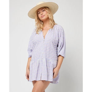 NWT - L*Space (by REVOLVE) Vida Dress in Park Slope Gingham SMALL MSRP: $139